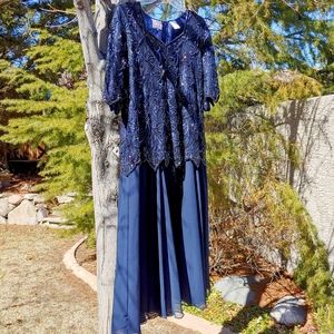 Vintage Carina by Barry Lee Formal Evening Gown 4X